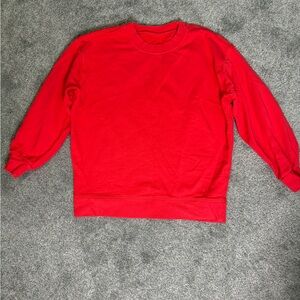 Lululemon Women’s Perfectly Oversized Crew Love Red